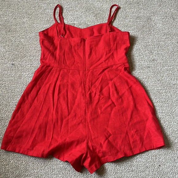 Red forever21 romper - Picture 2 of 3